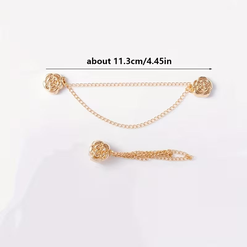 2026 Magnetic Chain Buckle for Pants Hem Fixing, Anti-Dragging, Clothing Shortening, and Decorative Hem Clips