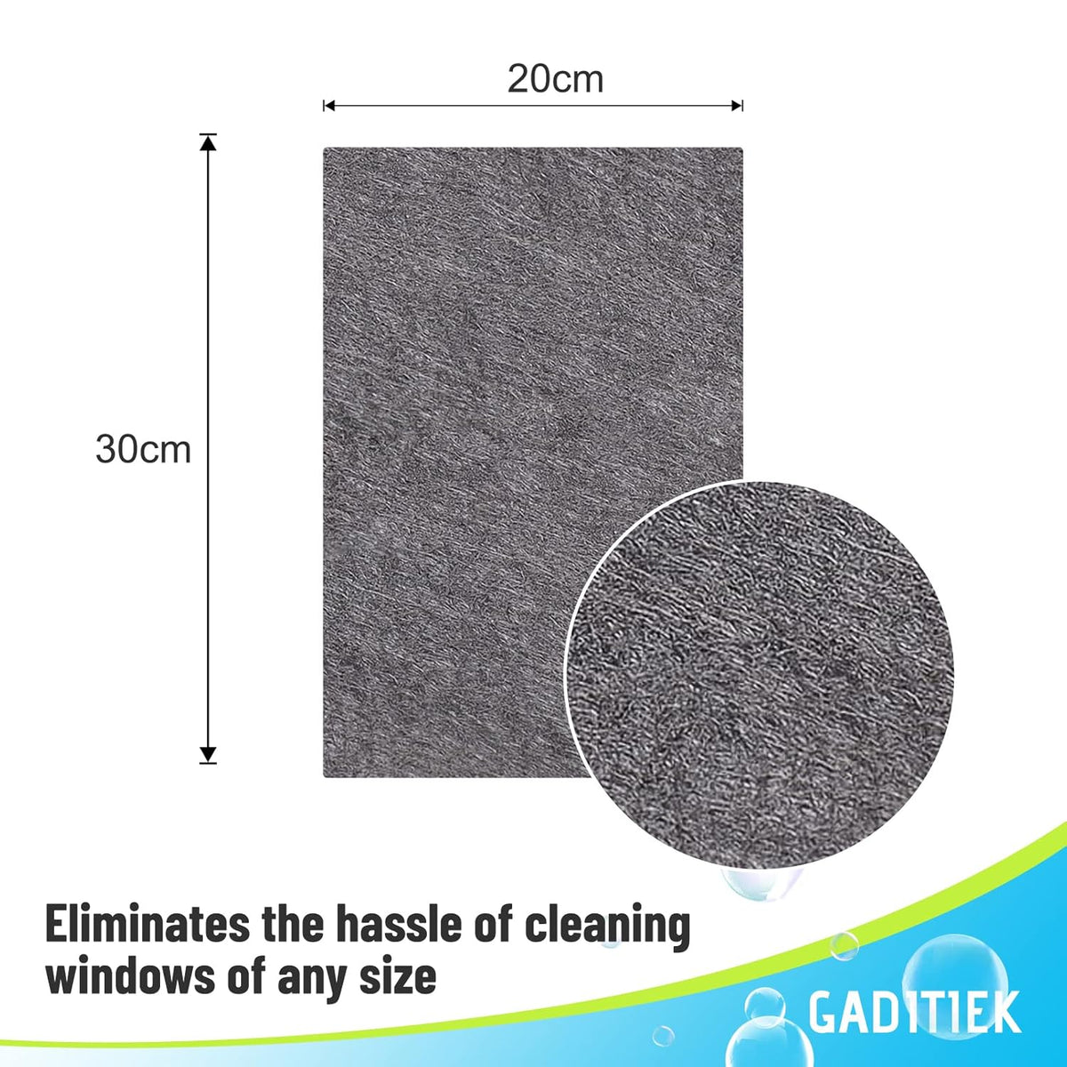 10 Counts Magic Cleaning Cloth, Reuseable Thickened Streak Free Magic Cleaning Wipes