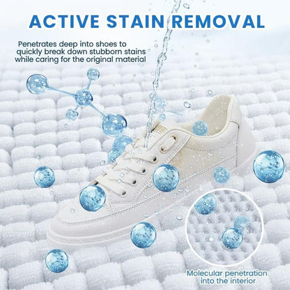 White Shoe Cleaner Cream | Multipurpose No-Wash Solid Comes with Sponge
