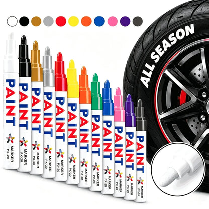 Permanent Automotive Paint Marker Pens Waterproof Oil-Based