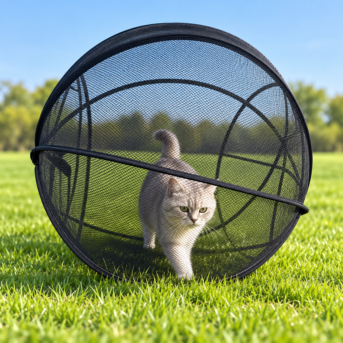 FreshAir Cat Haven Pop-Up Mesh Playpen