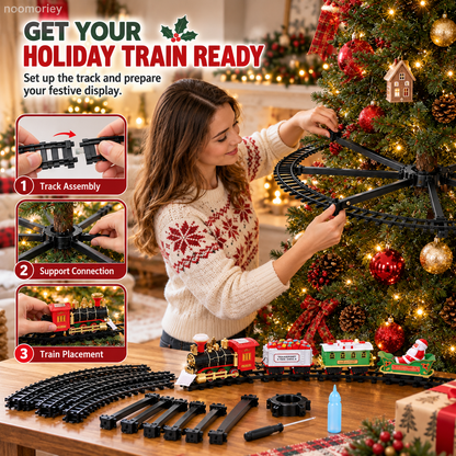 Christmas Magic Express Around-the-Tree Train Set