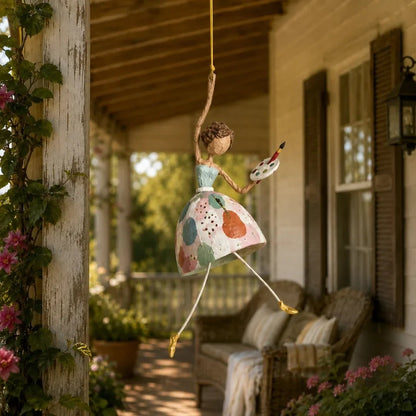 Let Your Space Dance Whimsical Dancing Lady Hanging Ornament