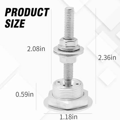 4-Pack Heavy-Duty Aluminum Quick-Release Latches Secure Locking & Instant Access