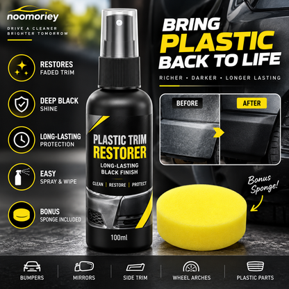 Plastic Trim Restorer Deep Black Finish & Easy DIY Care
