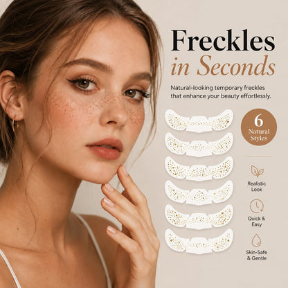 Temporary Freckle Face Tattoos 6 Fun Styles for Every Mood Festivals, Parties & Daily Looks