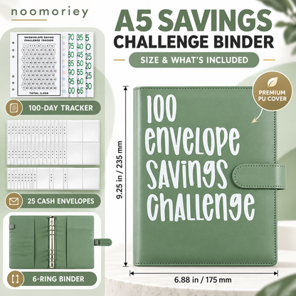 100 Envelope Saving Challenged Book