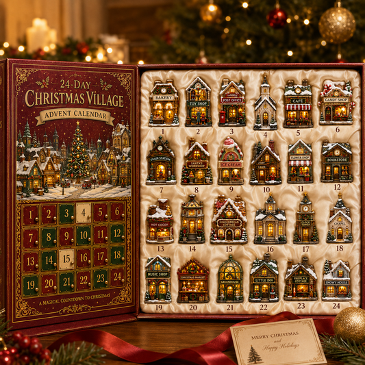 24-Day Christmas Countdown Advent Calendar Christmas Town