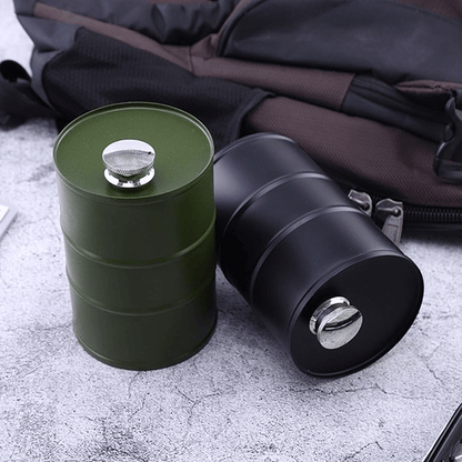 350ml/750ml Oil Drum Anti-rust Leak-proof No Odor Portable Wine Storage Food Grade Camping Whisky Flagon Wine Jug