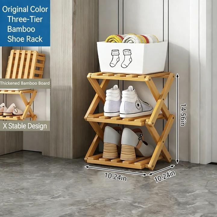 The 9-Tier Bamboo Rack: 3-Tier, 6-Tier, and 9-Tier No-Assembly Storage Solution!