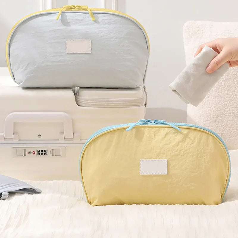 Portable Underwear Travel Organizer Separate Storage for Bras, Panties & Socks
