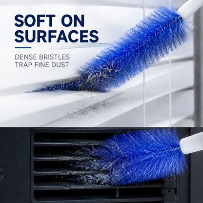 Flexible Microfiber Fan Duster Brushes Reusable Cleaning Tools (2/4 Pack)