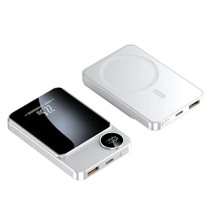 Professional Magnetic Charger for Travelers & Professionals | 22.5W Wired & 15W Wireless | 10,000 mAh | Fast Delivery!