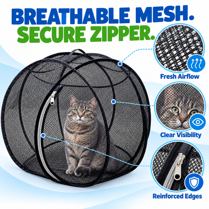 FreshAir Cat Haven Pop-Up Mesh Playpen