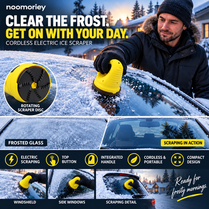 Cordless Electric Ice Scraper Clear Frost, Drive with Confidence!