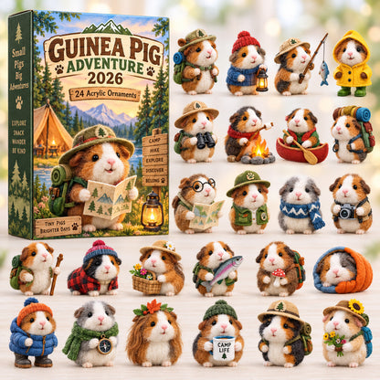 24 Days of Tiny Adventures Guinea Pig Christmas Collector Countdown 2026