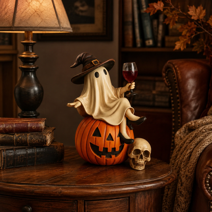 Ghost Wine Night Halloween Decor