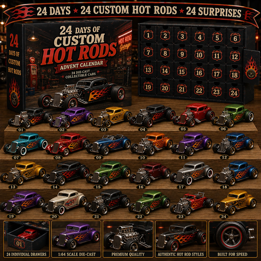 24 Days of American Car Legends Advent Calendar 24 Die-Cast Collectibles