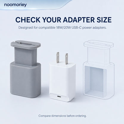 2PCS 2-in-1 Silicone Charger Protector with Cord Wrap for 18W/20W Adapters