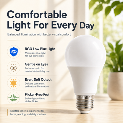 Ra97 Full Spectrum LED Bulb Natural Sunlight For Bright & Healthy Living Space