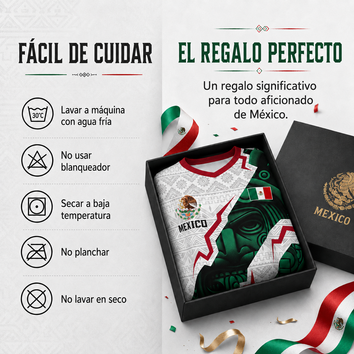 2026 Mexican Soccer Jersey, Men's Mexico Aztec Calendar Style Jerseys, Soccer Lover Gift