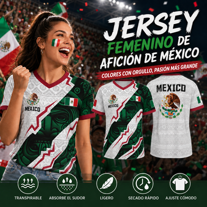 2026 Mexican Soccer Jersey, Men's Mexico Aztec Calendar Style Jerseys, Soccer Lover Gift