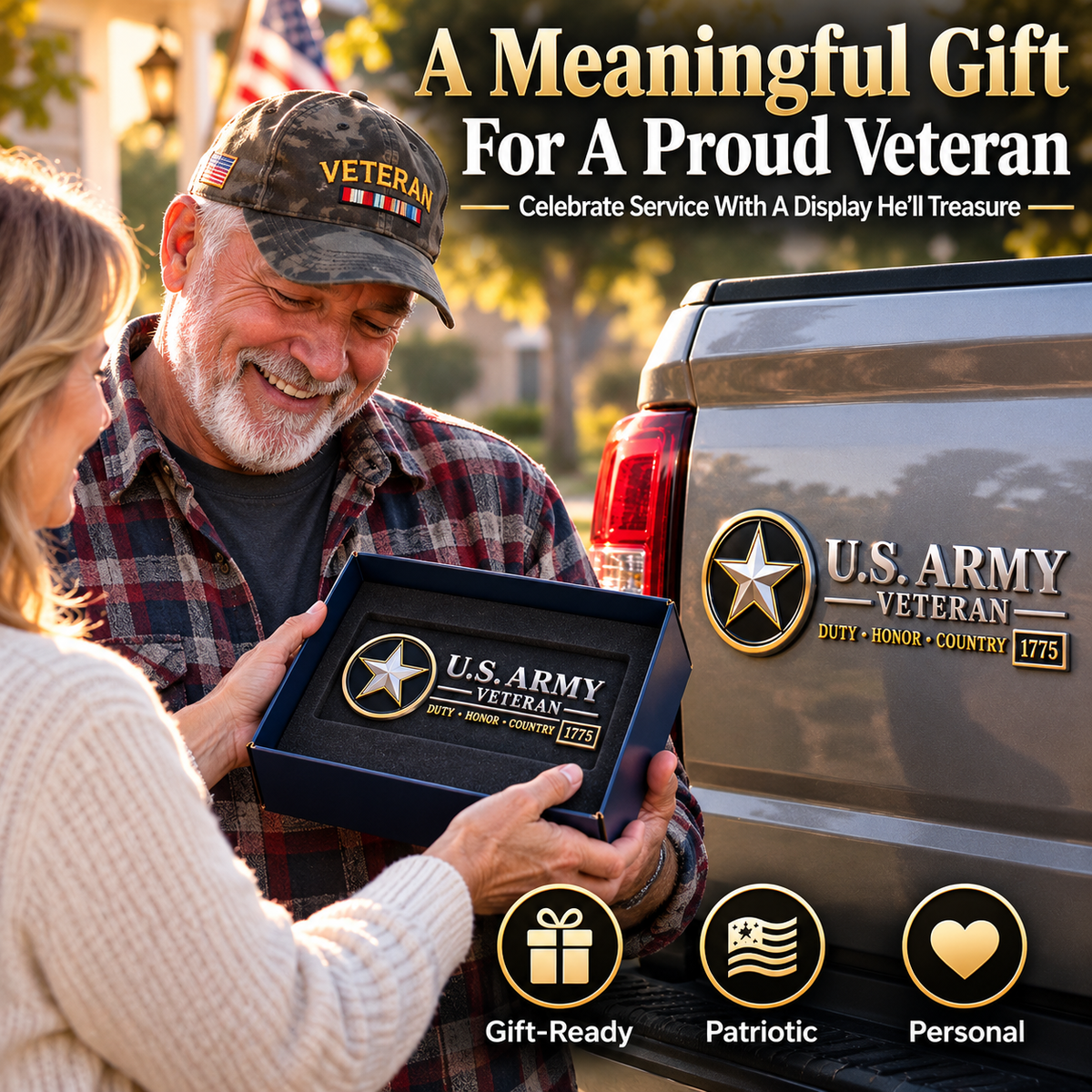 Veteran Vehicle Emblem Honor Their Service With Pride