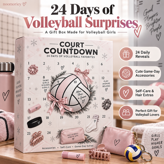 24-Day Volleyball Advent Calendar Game-Day Gifts & Accessories for Volleyball Lovers