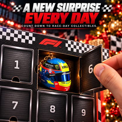 Race Day 25-Day Advent Calendar Motorsport Collectible Christmas Gift