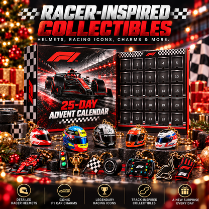 Race Day 25-Day Advent Calendar Motorsport Collectible Christmas Gift