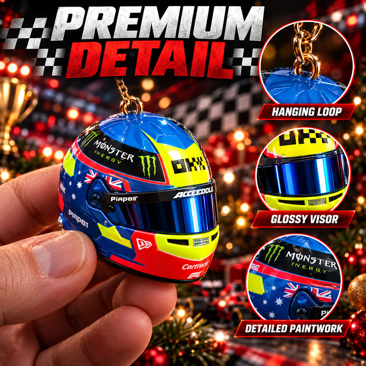 Race Day 25-Day Advent Calendar Motorsport Collectible Christmas Gift