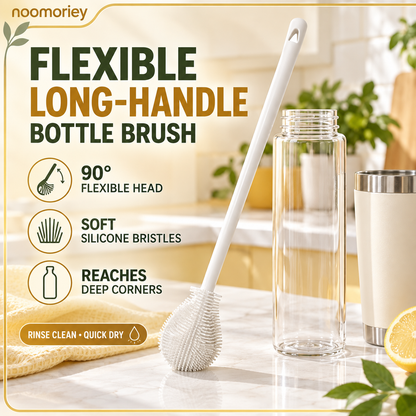 360 Silicone Bottle Cleaning Brush with Long Handle