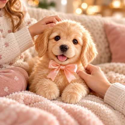 Realistic Robotic Golden Retriever Puppy The Cutest Christmas Surprise