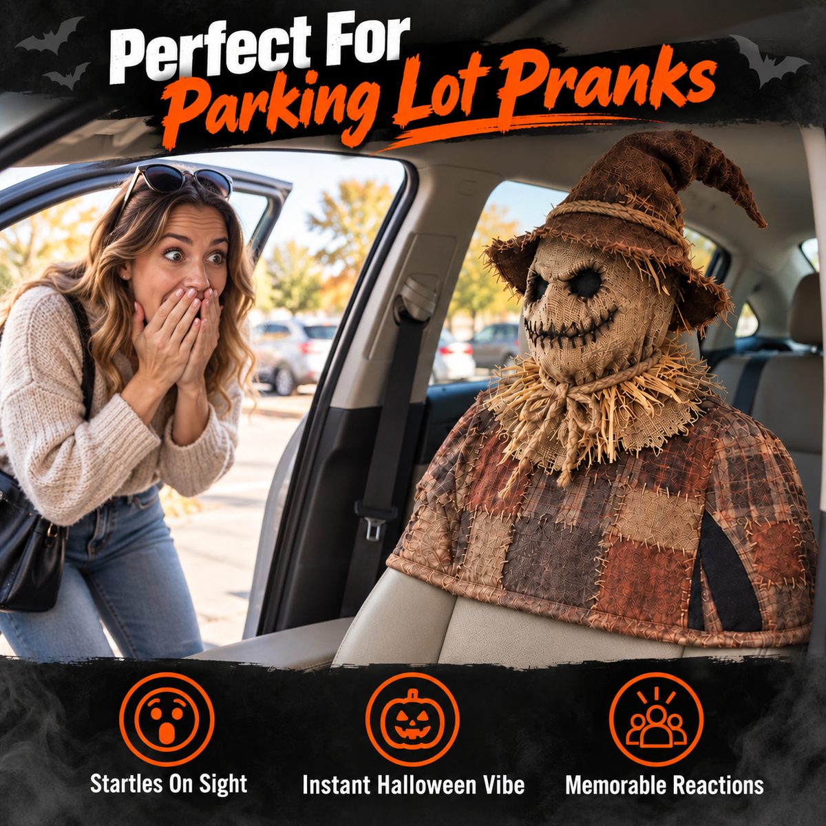 Rotating Head Halloween Prank Decoration
