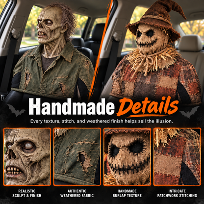 Rotating Head Halloween Prank Decoration