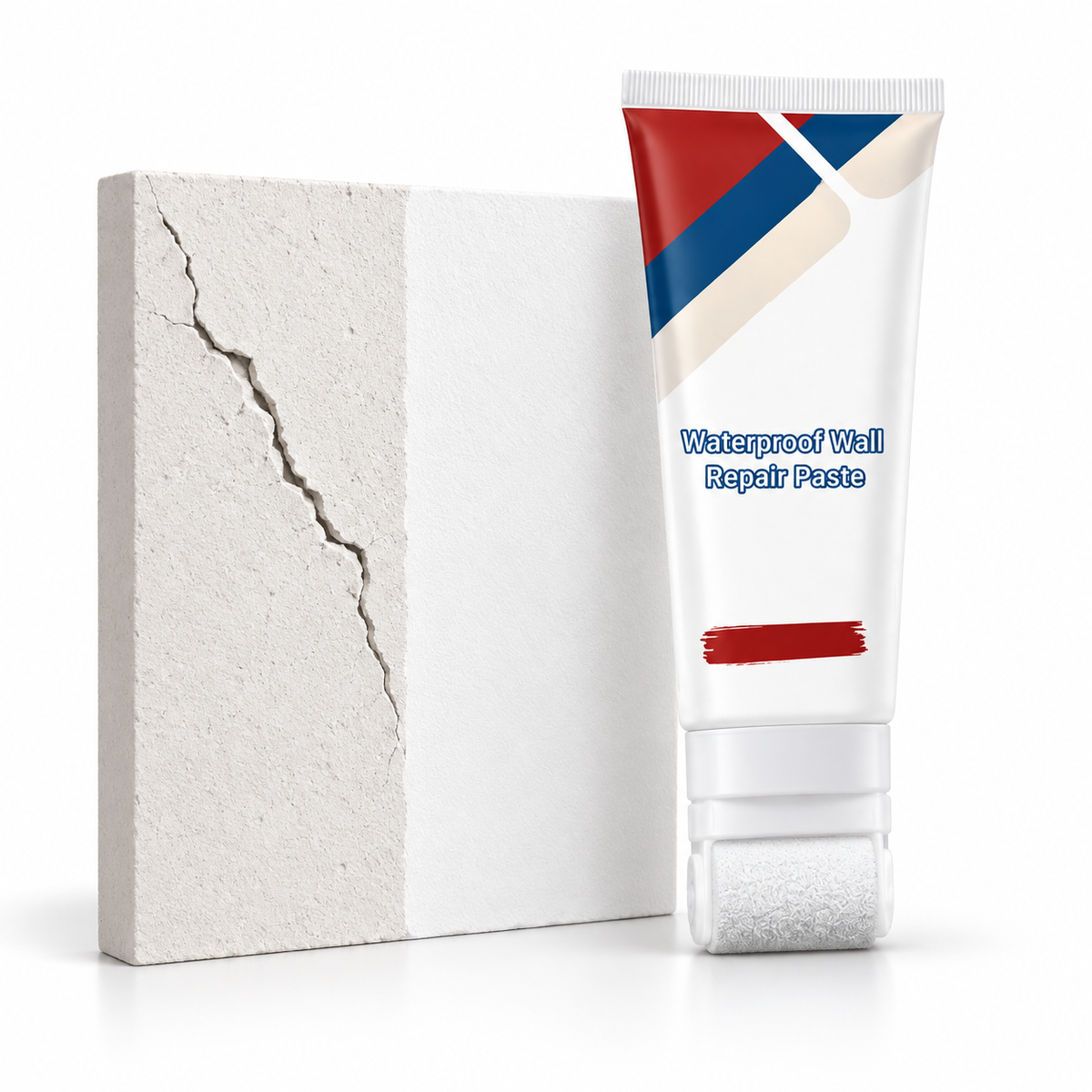 2026!All-in-One Wall Repair Paste with Roller Brush