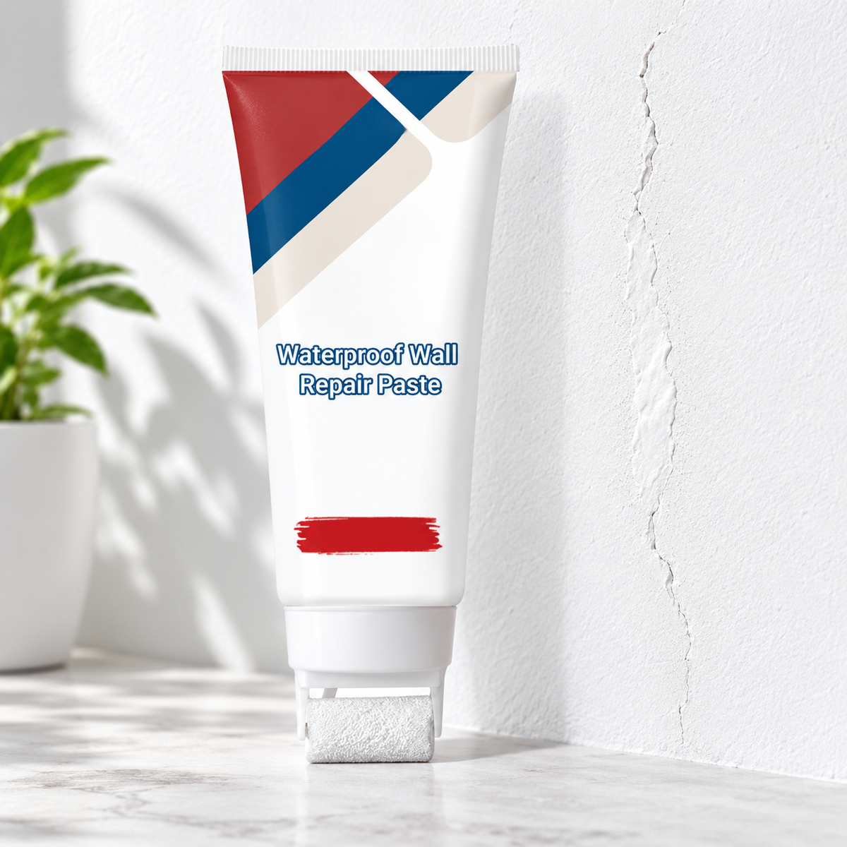 2026!All-in-One Wall Repair Paste with Roller Brush