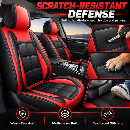 5-Seater Universal Leather Car Seat Cover Set
