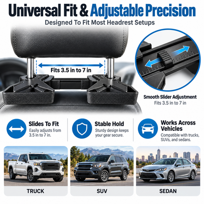 Rugged Vehicle Gear Rack for Camping, Work Tools & Travel