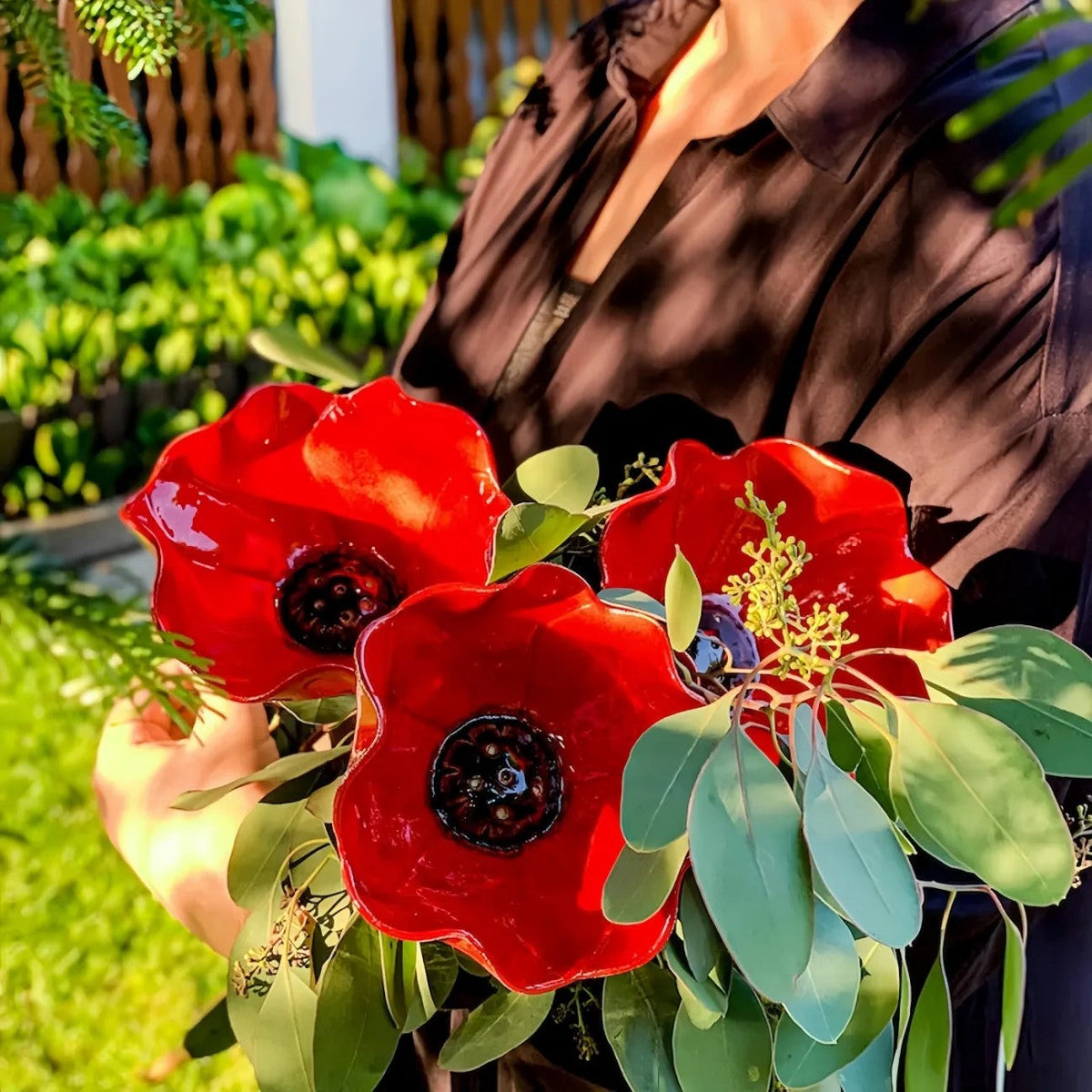 2026 Mother's Day Gifts Handmade Metal Flower Garden Stake