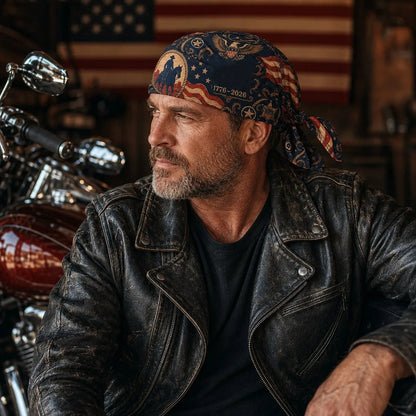 America 250 Cycling Pirate Hat / Biker Headwrap