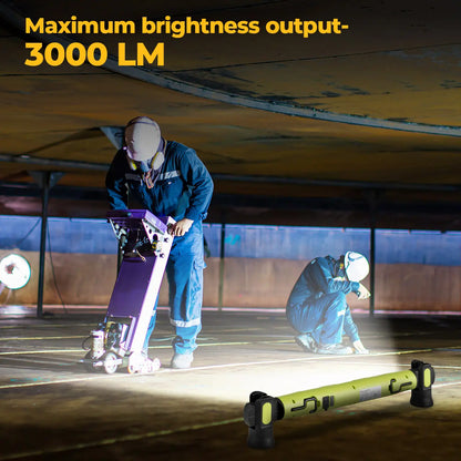Under Hood Light Bar 3000LM Magnetic LED, 5200mAh Cordless