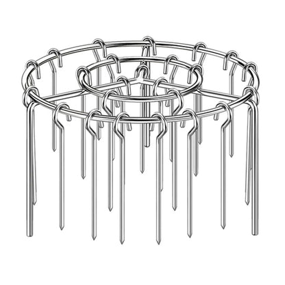 2 Pack Stainless Steel Air Fryer Skewer Rack, 360 No Flip Kabob Grill Stand