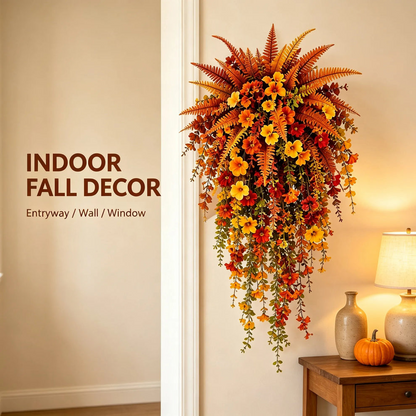On Only Artificial Fern for Autumn Outdoor Decor Autumn Porch & Door Decoration