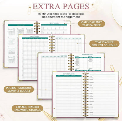 2027 A5 Deer Spiral Planner – 160 Sheets