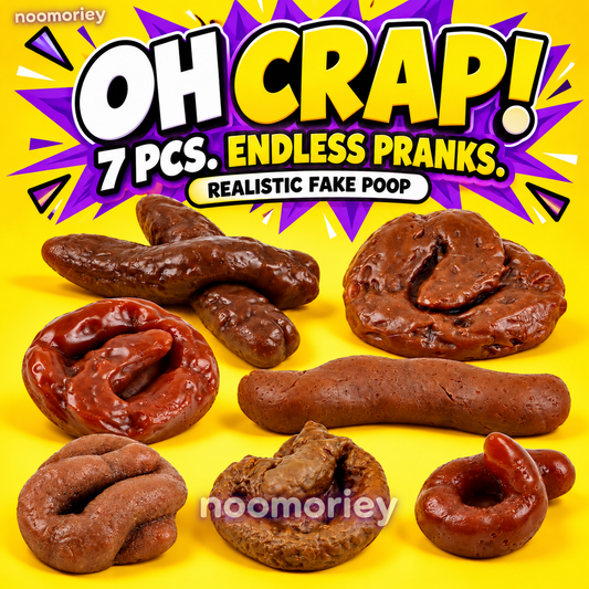 7-Piece Realistic Fake Poop Prank Set Big Laughs, Epic Reactions & a Hilarious Gag Gift
