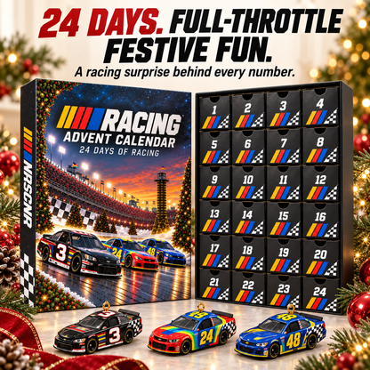 24-Day Racing Advent Calendar Daily Collectible Surprises for Motorsport Fans
