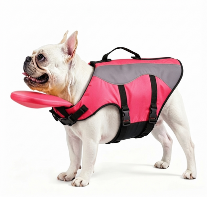 Premium Dog Life Jacket Maximum Buoyancy, High-Vis Reflective Trim & Top Rescue Grab Handle (XS XL)
