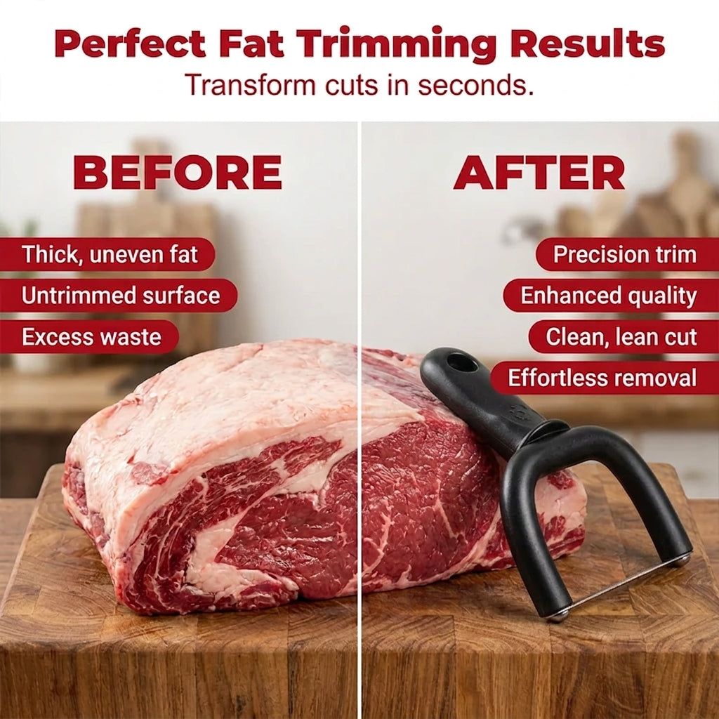 Handheld Beef and Pork Fat Trimming Tool