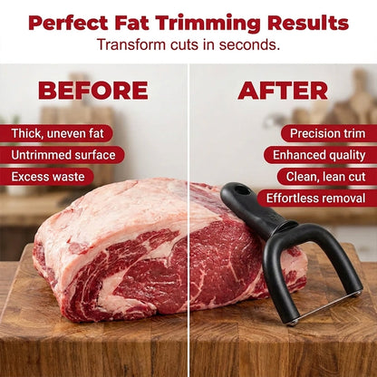 Handheld Beef and Pork Fat Trimming Tool